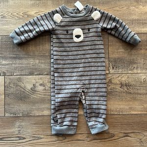Bear Sweater Baby One Piece